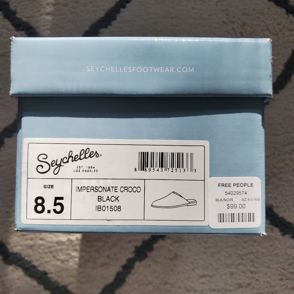 Seychelles Croc Skin Print Mule - Picture 4 of 7